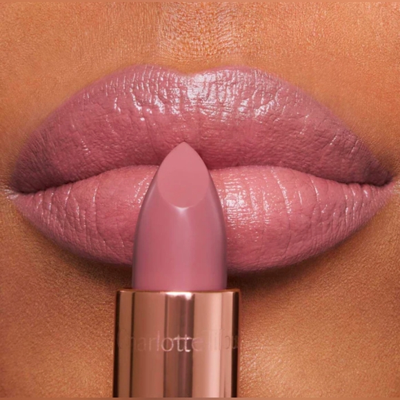 Charlotte Tilbury K.I.S.S.I.N.G Satin Shine Lipstick- Pillow Talk Fair-NEW - Picture 2 of 10